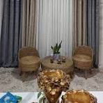فروش پارچه پرده ای مخمل کالیفرنیا ساده و طلاکوب
